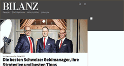 Desktop Screenshot of bilanz.ch